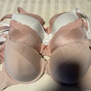 Bundle of 4 Vanity Fair/Maidenform tshirt bras, size 34DD